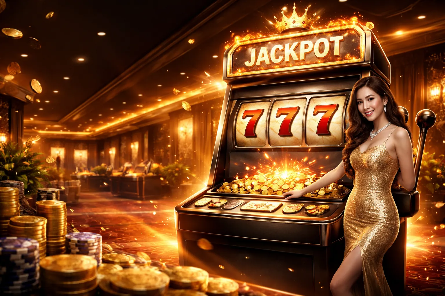 Hình ảnh máy nổ hũ 777 org với jackpot lớn